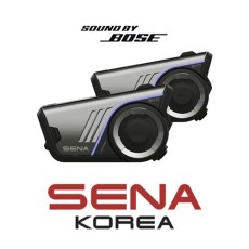 [SENA] 세나 60S EVO 듀얼팩 보스 사운드 메시 인터콤 3.0 IPX7방수 라이트 글로우 블루투스 헤드셋