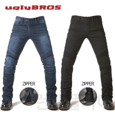 [어글리브로스] uglyBROS 라이딩 팬츠 지퍼장착 페더베드 201 블루 블랙 Featherbed 201 BLUE,BLACK