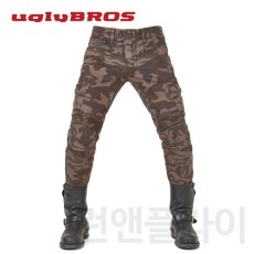 [어글리브로스] uglyBROS 라이딩 팬츠 모토풀 카모 Motorpool cammo