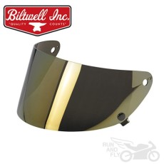[빌트웰] [회원 즉시 할인] BILTWELL 안티포그 플랫 쉴드 골드 ANTI-FOG FLAT SHIELD GOLD