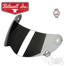 [빌트웰] [회원 즉시 할인] BILTWELL 레인스플리터 안티포그 플랫 쉴드 크롬 LANE SPLITTER ANTI-FOG SHIELD CHROME