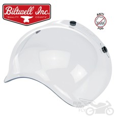 [빌트웰] BILTWELL 헬멧 3스냅 버블 쉴드 클리어 안티포그 BUBBLE SHIELD CLEAR ANTI FOG