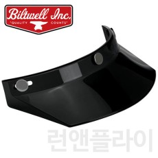 [빌트웰]BILTWELL 헬멧 부속 모토 바이저 블랙 MOTO VISOR BLACK