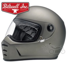 [BILTWELL][회원 즉시 할인] 빌트웰 풀페이스 헬멧 레인스플리터 플랫 티타늄 LANE SPLITTER FLAT TITANIUM