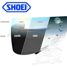 [쇼에이] SHOEI 헬멧 변색 쉴드 CWR-1 WITH PIN PHOTOCHROM (Z-7, RYD/ DKS301 핀락)