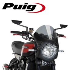 [PUIG][회원 즉시 할인] 퓨익 가와사키 스크린 KAWASAKI Z900RS 카본 룩 하우징 (18~) 레트로 세미 페어링 스크린 9596