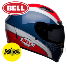 [벨][회원 즉시 할인] BELL 풀페이스 헬멧 퀄리파이어 디럭스 클래식 네이비/레드 MIPS QUALIFIER DLX CLASSIC GLOSS NAVY/RED MIPS
