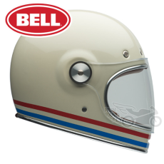 [벨][회원 즉시 할인] BELL 풀페이스 헬멧 불릿 스트라이프 펄화이트/옥스블러드/블루 BULLITT STRIPES PEARL WHITE/OXBLOOD/BLUE
