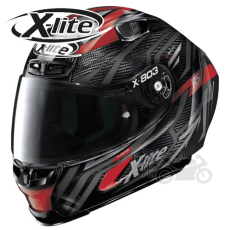 [X-LITE][X-804RS 공식 런칭 기념 SALE] 엑스라이트 풀페이스 헬멧 X-803RS 울트라 카본 디셉션 레드 N76 (L)