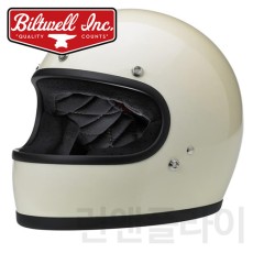 [빌트웰] [회원 즉시 할인] BILTWELL 풀페이스 헬멧 그링고 글로스 빈티지 화이트 GRINGO GLOSS VINTAGE WHITE