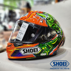 [SHOEI][할인] 쇼에이 X-14 POWER RUSH TC-8(S) 풀박 새상품