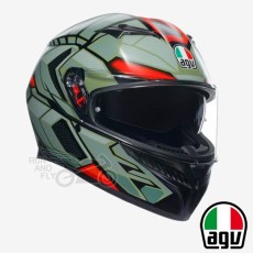 [AGV][회원 즉시 할인] 에이지브이 K3 DECEPT MATT BLACK/GREEN/RED
