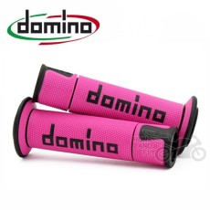 [Domino] 도미노그립 A450 온로드그립 (블랙/핑크domino로고)